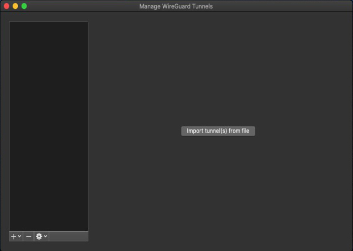 Le VPN WireGuard on MacOS