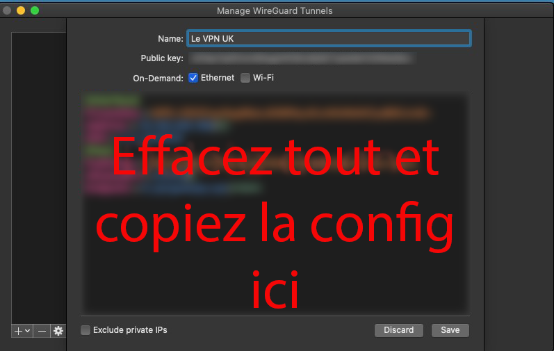 Le VPN WireGuard on MacOS