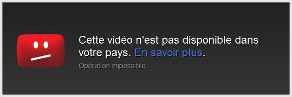 Cette vidéo n’est pas disponible dans votre pays