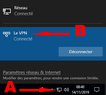 Le VPN options