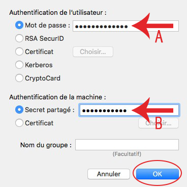 Le VPN L2TP Mac OS