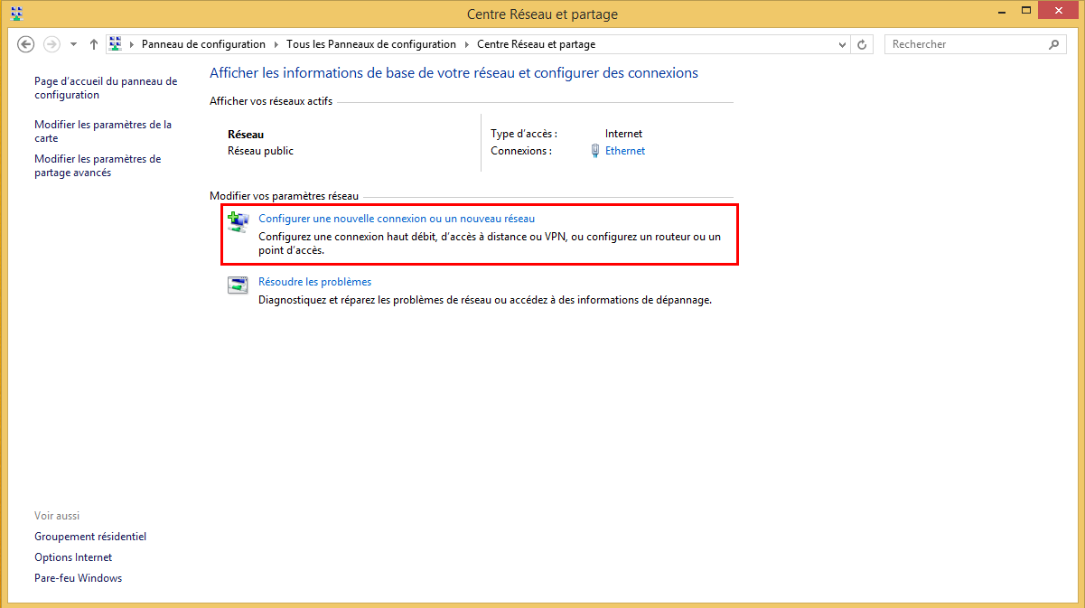 Le VPN L2TP Windows 8 and 8.1