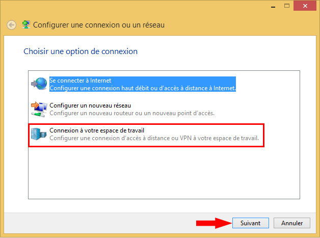 Le VPN L2TP Windows 8 and 8.1