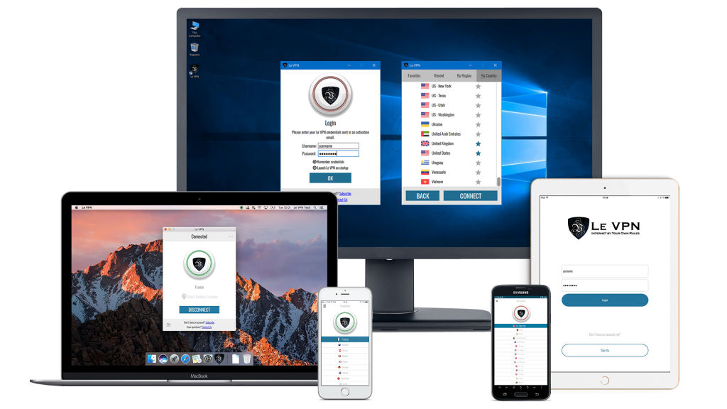 Install VPN on different platforms | Le VPN