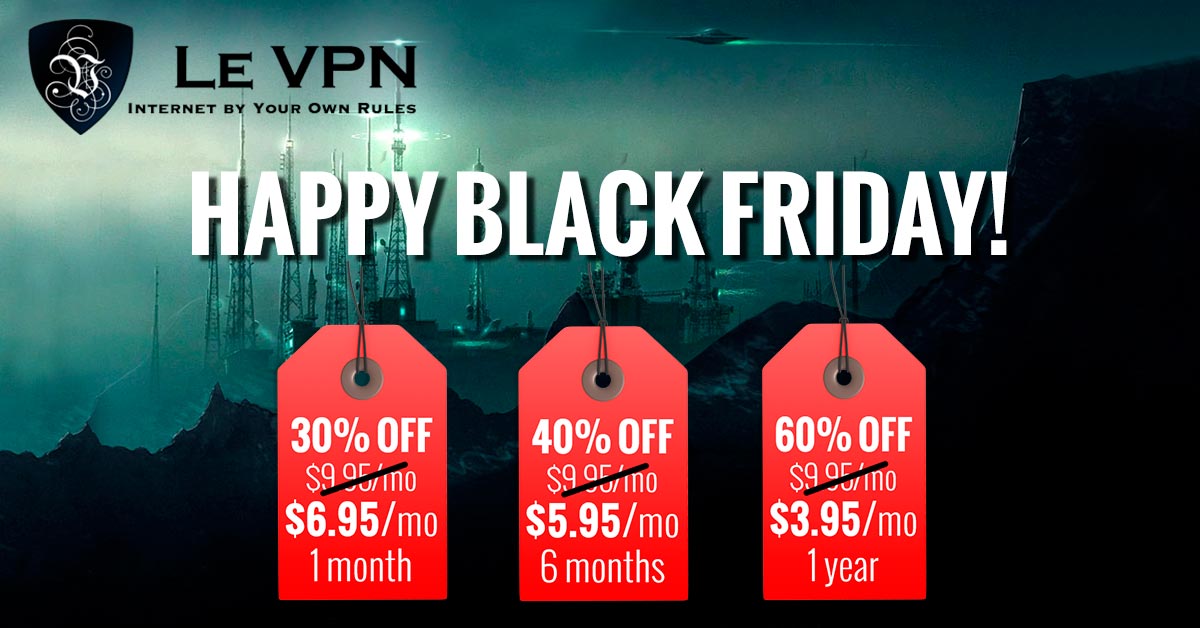 Black Friday Le VPN Deals – Up To 60% Off!