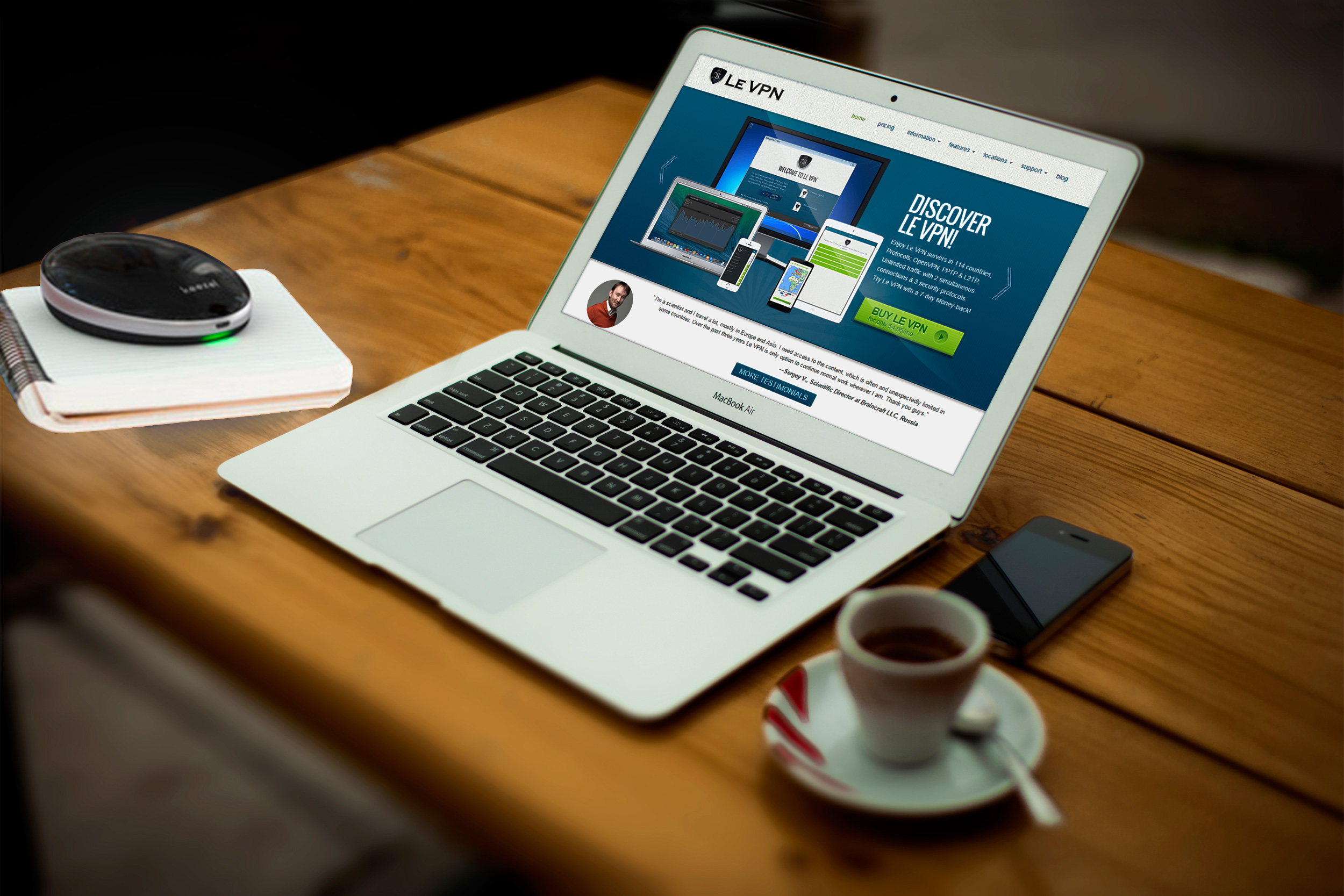 Le VPN and Keezel to Provide an All-In-One VPN Device