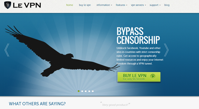 The new version of www.le-vpn.com website is online!