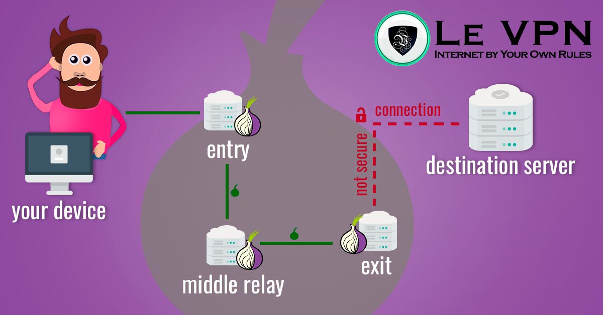 How TOR works | What is TOR Browser? The risks, advantages and the difference between TOR, proxy and a VPN | Le VPN