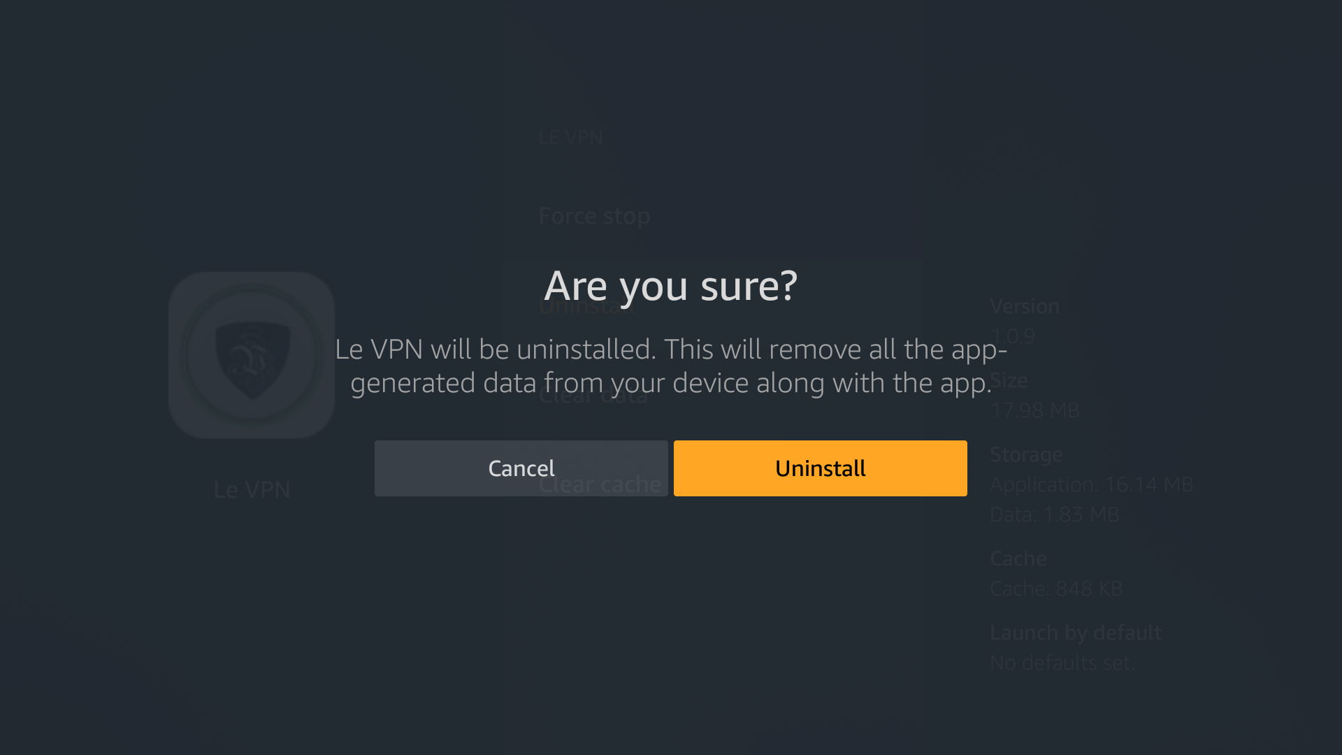 Firestick uninstallation 5