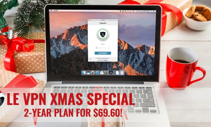 Le VPN team wishes you Happy Holidays and an Amazing Year to come! We have a special offer for you to celebrate this festive season: Get 2 years of internet security, privacy, and online freedom for only $2.90 per month. Grab our special holiday offer: 2 years of Le VPN for $69.60!