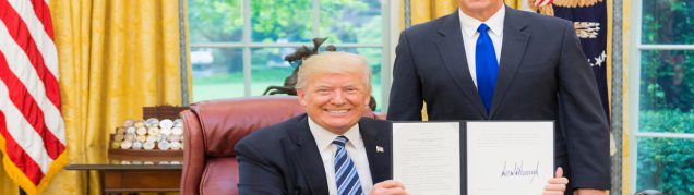 President Donald Trump Signs Executive Order On Cyber Security