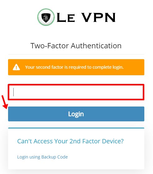 Le VPN 2FA