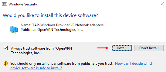 Le VPN OpenVPN Windows 10