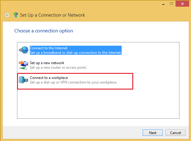 Le VPN L2TP Windows 8 and 8.1