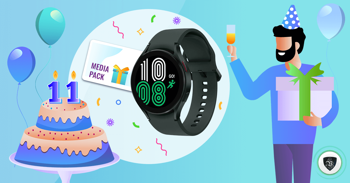 Le VPN Giveaway for our 11th Birthday: Win Samsung Galaxy Watch 4!